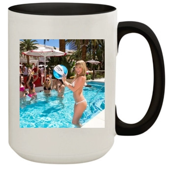 Sara Jean Underwood 15oz Colored Inner & Handle Mug