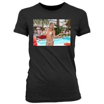 Sara Jean Underwood Women's Junior Cut Crewneck T-Shirt