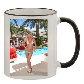 Sara Jean Underwood 11oz Colored Rim & Handle Mug