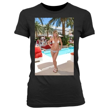 Sara Jean Underwood Women's Junior Cut Crewneck T-Shirt