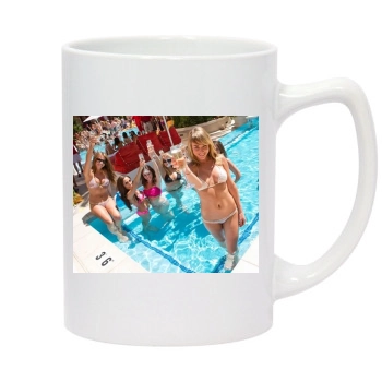 Sara Jean Underwood 14oz White Statesman Mug