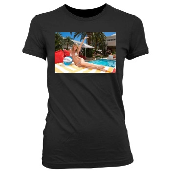 Sara Jean Underwood Women's Junior Cut Crewneck T-Shirt