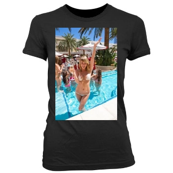 Sara Jean Underwood Women's Junior Cut Crewneck T-Shirt