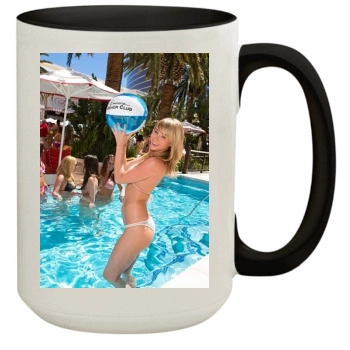 Sara Jean Underwood 15oz Colored Inner & Handle Mug