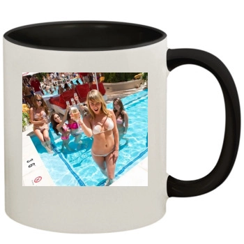 Sara Jean Underwood 11oz Colored Inner & Handle Mug