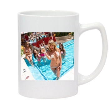 Sara Jean Underwood 14oz White Statesman Mug