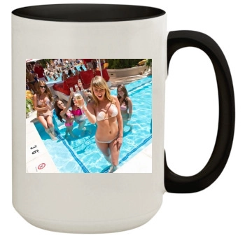 Sara Jean Underwood 15oz Colored Inner & Handle Mug