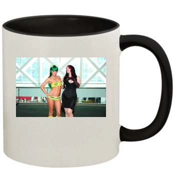 Sara Jean Underwood 11oz Colored Inner & Handle Mug