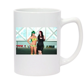 Sara Jean Underwood 14oz White Statesman Mug