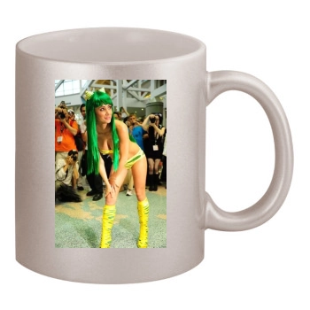 Sara Jean Underwood 11oz Metallic Silver Mug