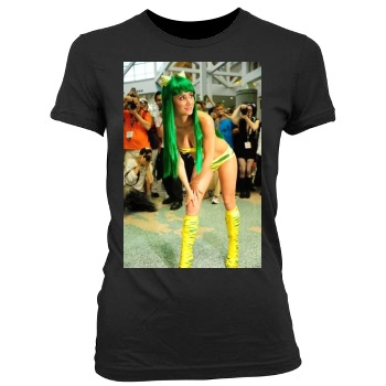 Sara Jean Underwood Women's Junior Cut Crewneck T-Shirt