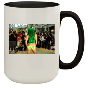 Sara Jean Underwood 15oz Colored Inner & Handle Mug