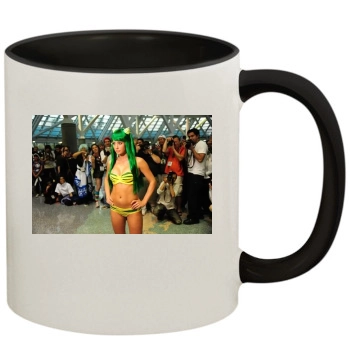 Sara Jean Underwood 11oz Colored Inner & Handle Mug