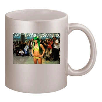 Sara Jean Underwood 11oz Metallic Silver Mug