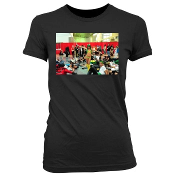 Sara Jean Underwood Women's Junior Cut Crewneck T-Shirt