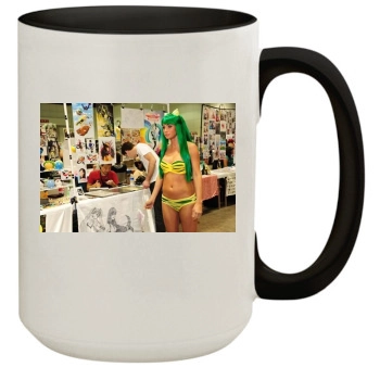 Sara Jean Underwood 15oz Colored Inner & Handle Mug