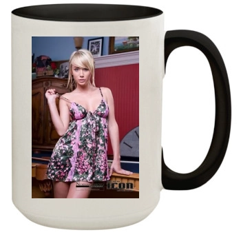 Sara Jean Underwood 15oz Colored Inner & Handle Mug