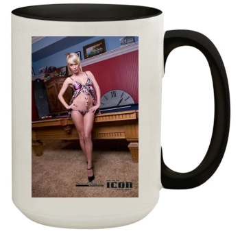 Sara Jean Underwood 15oz Colored Inner & Handle Mug