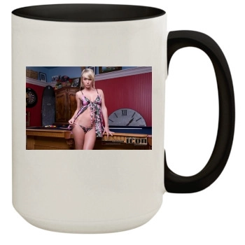 Sara Jean Underwood 15oz Colored Inner & Handle Mug