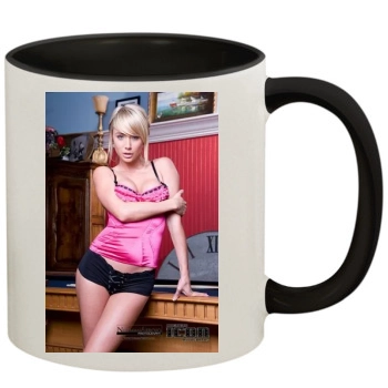 Sara Jean Underwood 11oz Colored Inner & Handle Mug