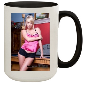 Sara Jean Underwood 15oz Colored Inner & Handle Mug