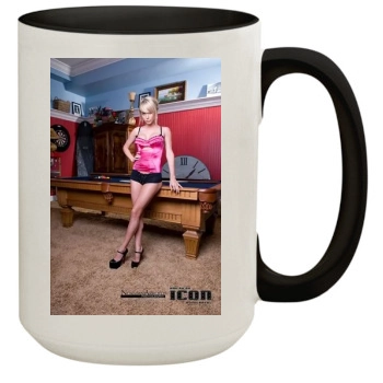 Sara Jean Underwood 15oz Colored Inner & Handle Mug