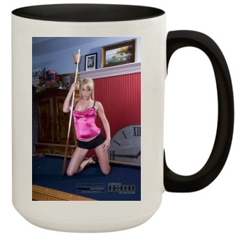 Sara Jean Underwood 15oz Colored Inner & Handle Mug