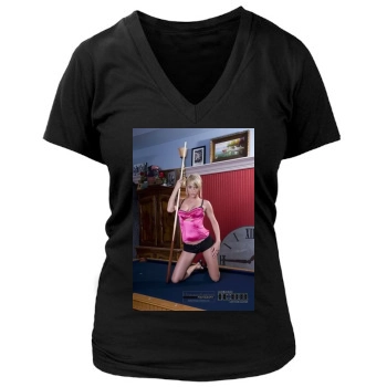 Sara Jean Underwood Women's Deep V-Neck TShirt