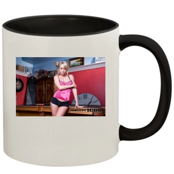 Sara Jean Underwood 11oz Colored Inner & Handle Mug