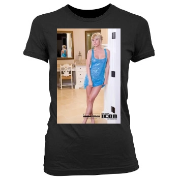 Sara Jean Underwood Women's Junior Cut Crewneck T-Shirt