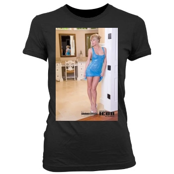 Sara Jean Underwood Women's Junior Cut Crewneck T-Shirt