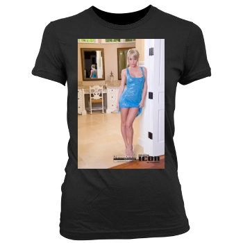 Sara Jean Underwood Women's Junior Cut Crewneck T-Shirt