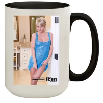 Sara Jean Underwood 15oz Colored Inner & Handle Mug