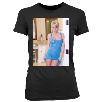 Sara Jean Underwood Women's Junior Cut Crewneck T-Shirt