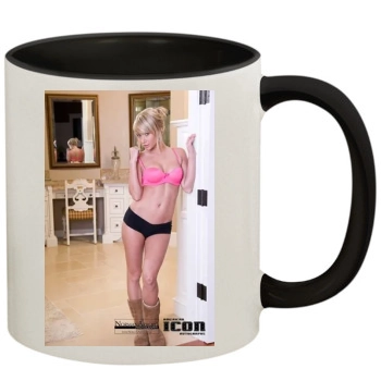 Sara Jean Underwood 11oz Colored Inner & Handle Mug