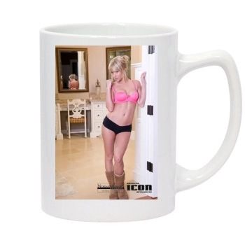 Sara Jean Underwood 14oz White Statesman Mug