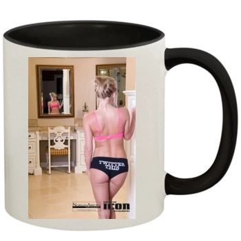 Sara Jean Underwood 11oz Colored Inner & Handle Mug