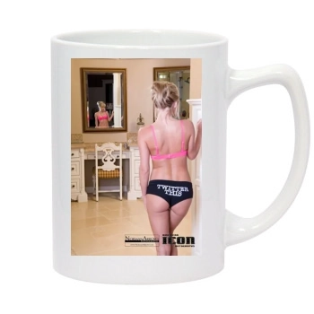 Sara Jean Underwood 14oz White Statesman Mug