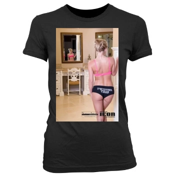 Sara Jean Underwood Women's Junior Cut Crewneck T-Shirt