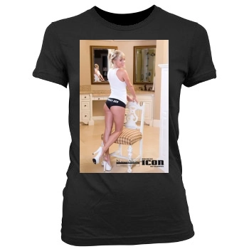 Sara Jean Underwood Women's Junior Cut Crewneck T-Shirt