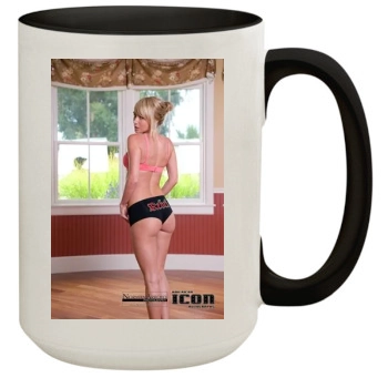 Sara Jean Underwood 15oz Colored Inner & Handle Mug