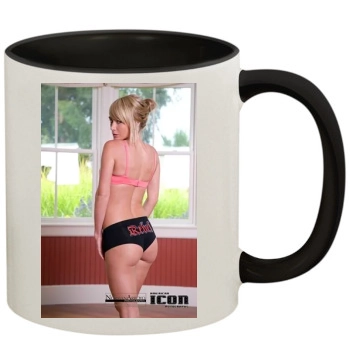 Sara Jean Underwood 11oz Colored Inner & Handle Mug