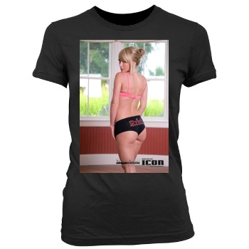 Sara Jean Underwood Women's Junior Cut Crewneck T-Shirt