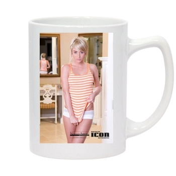 Sara Jean Underwood 14oz White Statesman Mug