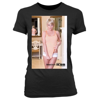 Sara Jean Underwood Women's Junior Cut Crewneck T-Shirt