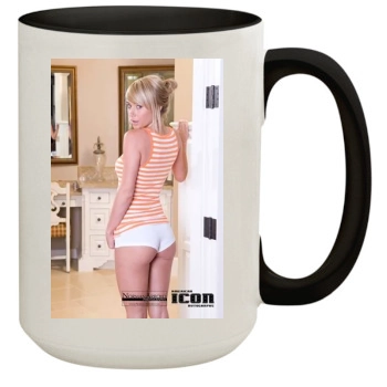 Sara Jean Underwood 15oz Colored Inner & Handle Mug