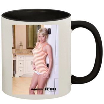 Sara Jean Underwood 11oz Colored Inner & Handle Mug