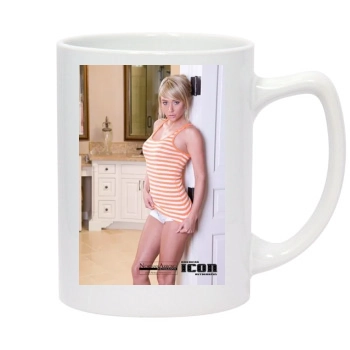 Sara Jean Underwood 14oz White Statesman Mug