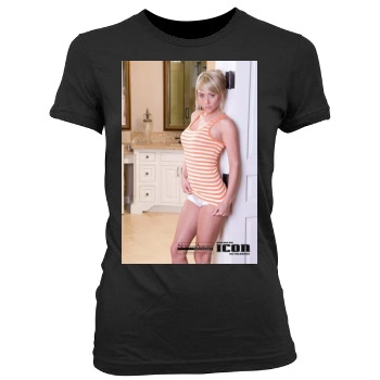 Sara Jean Underwood Women's Junior Cut Crewneck T-Shirt