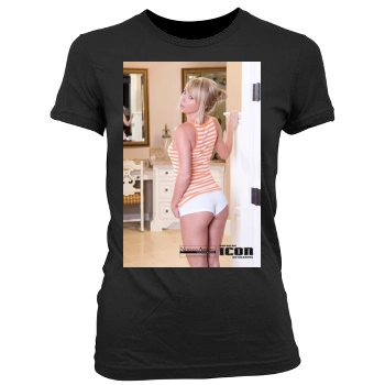 Sara Jean Underwood Women's Junior Cut Crewneck T-Shirt